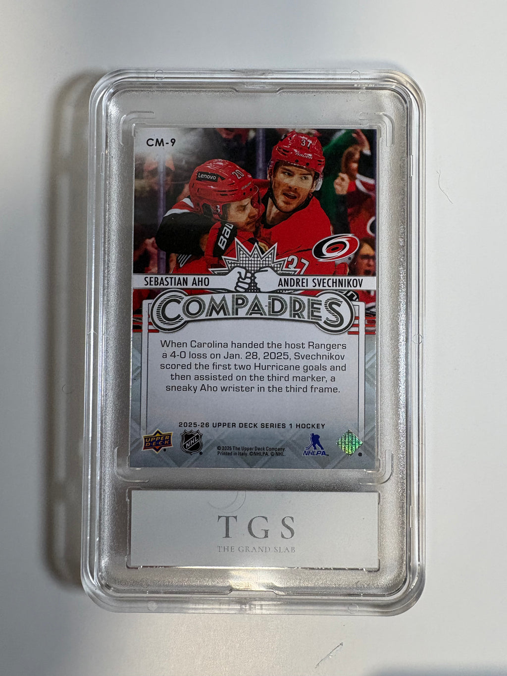 The Grand Slab — Trading Card Display Slab (Museum Label Included)